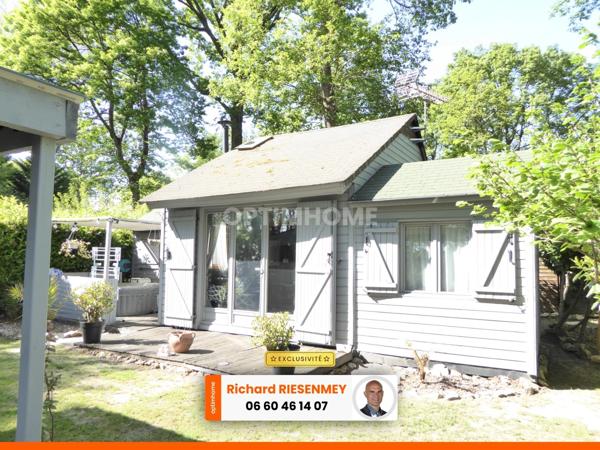 Chalet 45m² confortable avec jardin aménagé en camping
