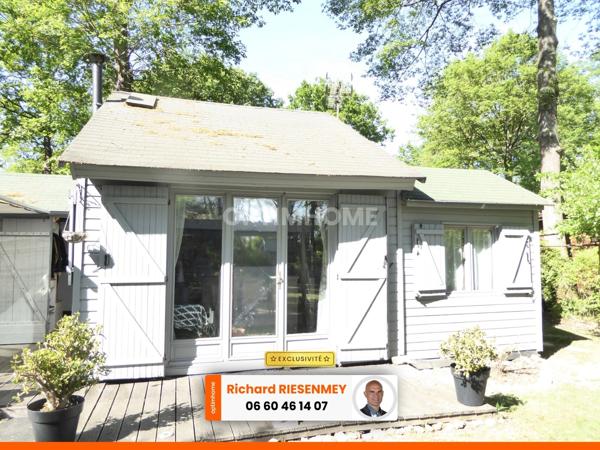 Chalet 45m² confortable avec jardin aménagé en camping