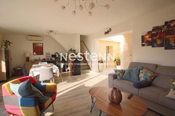 MAISON DONGES CENTRE VILLE ENVIRON 90 M2, 2 CHAMBRES,  SEJOUR 35 M², JARDIN ET GRAND GARAGE  + DEPENDANCES