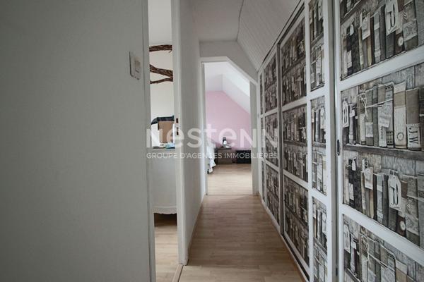 MAISON DONGES CENTRE VILLE ENVIRON 90 M2, 2 CHAMBRES,  SEJOUR 35 M², JARDIN ET GRAND GARAGE  + DEPENDANCES