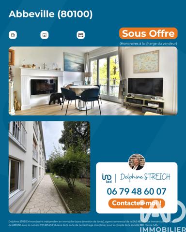 Appartement à vendre 3 pièces 69 m² Abbeville