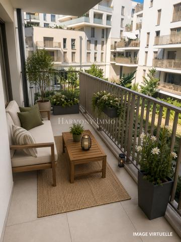 Antony - 2 pièces récent avec large balcon