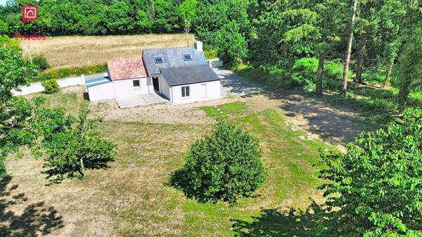 Maison et terrain de 1615m² , vue mer lointaine  Plestin Les Greves