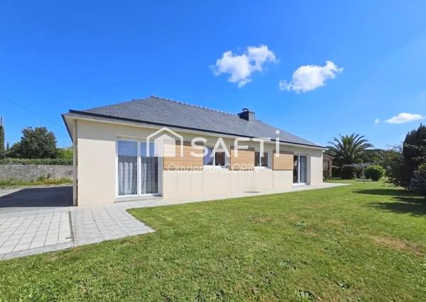 Maison de plain-pied à proximité immédiate du centre de Plouguerneau