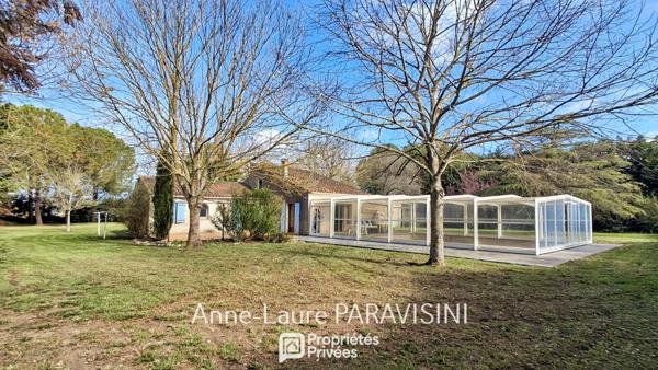 Castelnaudary : Maison de Plain-Pied et son Parc Arboré