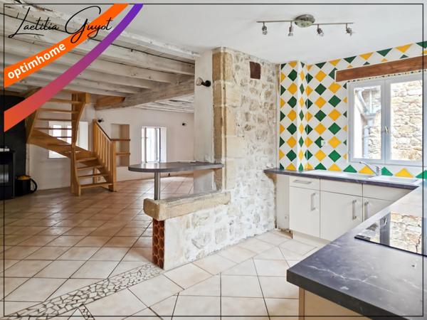 À vendre à Souvigny – Ensemble immobilier avec local commercial et appartement F4 en duplex