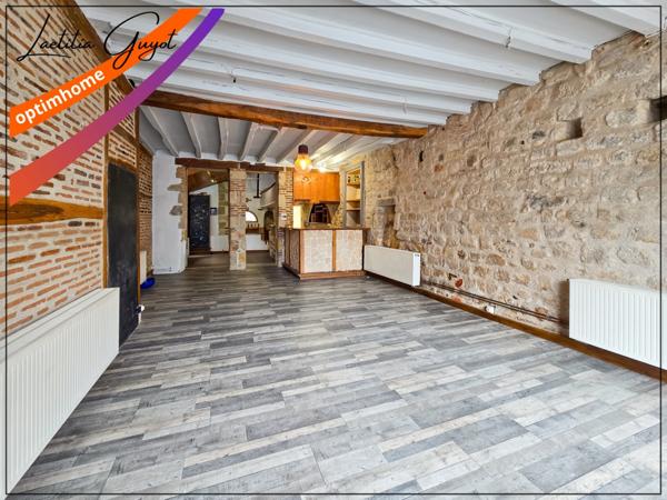 À vendre à Souvigny – Ensemble immobilier avec local commercial et appartement F4 en duplex