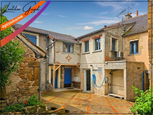 À vendre à Souvigny – Ensemble immobilier avec local commercial et appartement F4 en duplex