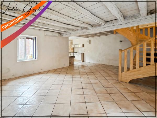 À vendre à Souvigny – Ensemble immobilier avec local commercial et appartement F4 en duplex