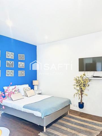 Studio rénové à Pantin, lumineux et idéalement situé à 7 min du métro Hoche