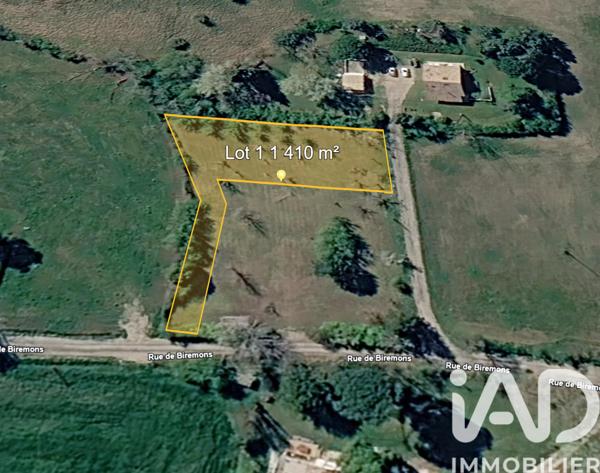 Terrain à vendre 1 410 m² Casteljaloux