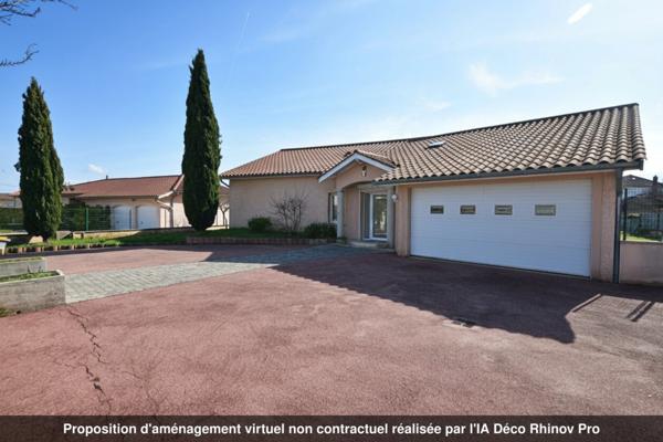 Maison à vendre 4 pièces GREZIEU LA VARENNE (69)- Maison P4 avec piscine