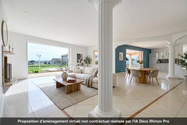 Maison à vendre 4 pièces GREZIEU LA VARENNE (69)- Maison P4 avec piscine