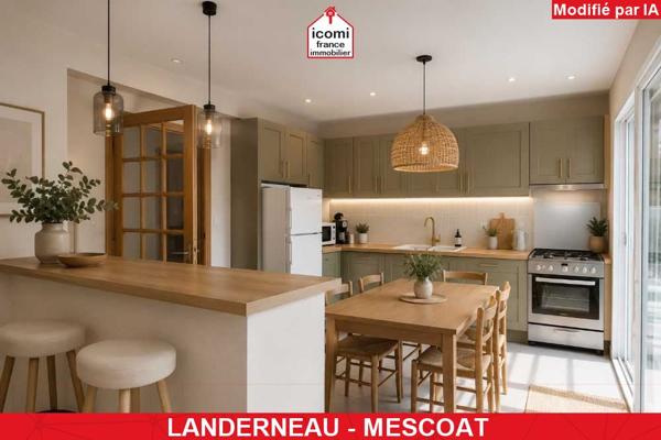 A VENDRE - MAISON INDIVIDUELLE DE 134 M²- 5 CHAMBRES - JARDIN CLOS DE 1100M² - SOUS SOL COMPLET - GARAGE - DPE C