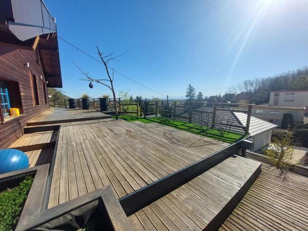 Coup de cœur assuré ! Superbe chalet avec vue imprenable sur la plaine d’Alsace – Guebwiller