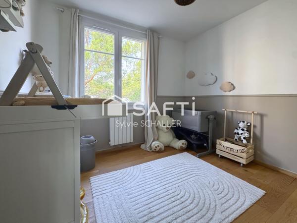 Appartement T3 climatisé avec 1 garage, 1 cave, 1 véranda