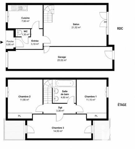 Maison à vendre 4 pièces 72 m² Villeneuve-Saint-Georges