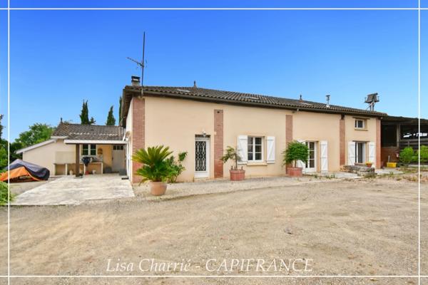 Maison à vendre 8 pièces proche de NOGARO (32) de 295 m2 au total avec appartement indépendant sur 2140 m2 de terrain