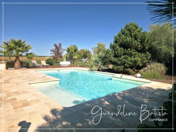 Maison Contemporaine 175,14 m² - 4 chambres - Piscine 10x5 - Terrain de 9 083,00 m² avec vue dégagée