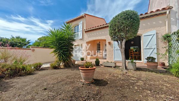 CANOHES Maison 2 faces, 4 pièces, 99m² avec garage et jardin.