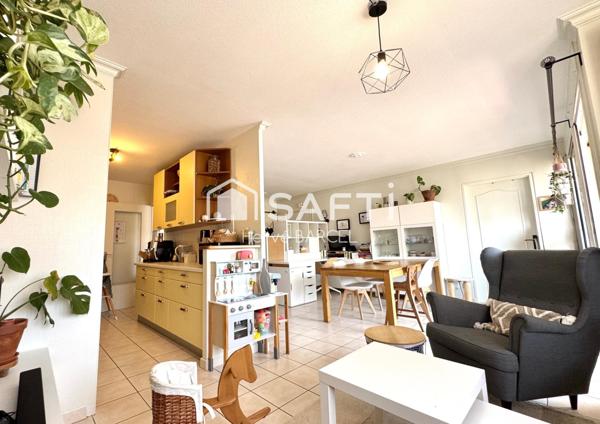 T4 lumineux avec balcon fermé – Cœur de Bourgoin-Jallieu – Visite virtuelle sur demande