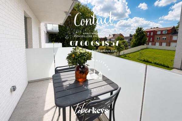 Appartement 3 pièces - balcon - parking - Euratechnologies