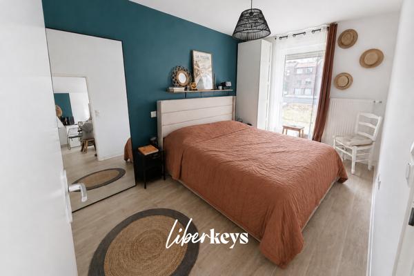 Appartement 3 pièces - balcon - parking - Euratechnologies