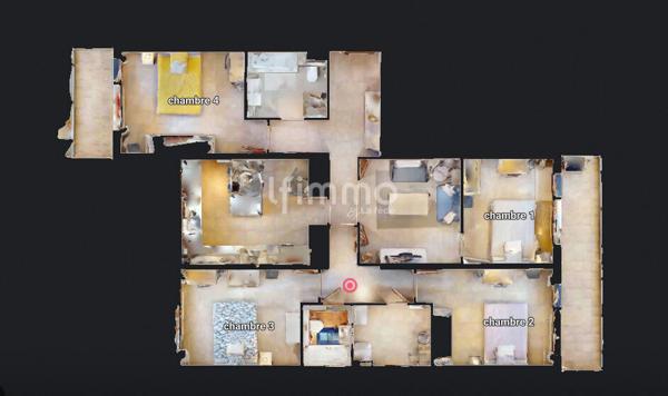 Investissement Coliving 4 chambres spacieuses