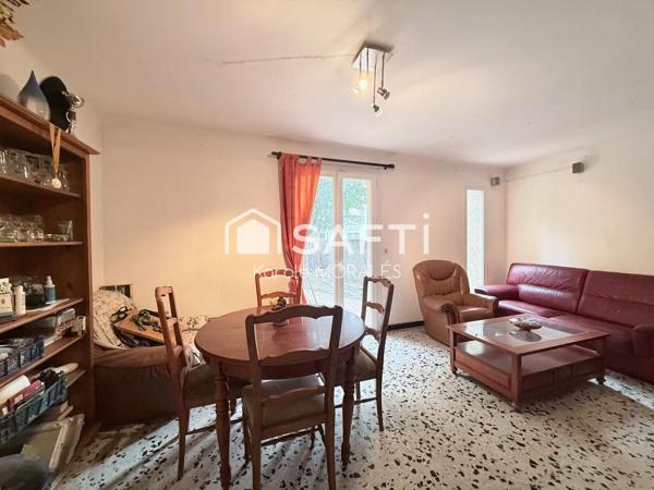 PERPIGNAN, T2 A VENDRE, AVEC JARDIN ET GARAGE
