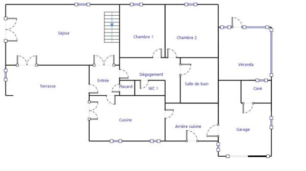 Maison 165 m² avec beaux volumes et jardin paysager – Fontaines