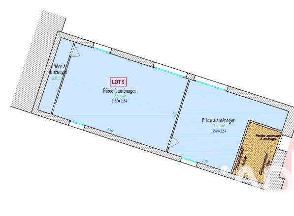 Appartement à vendre 3 pièces 56 m² Melun