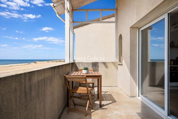 À vendre - Montalivet-les-Bains - Appartement  vue océan avec terrasses