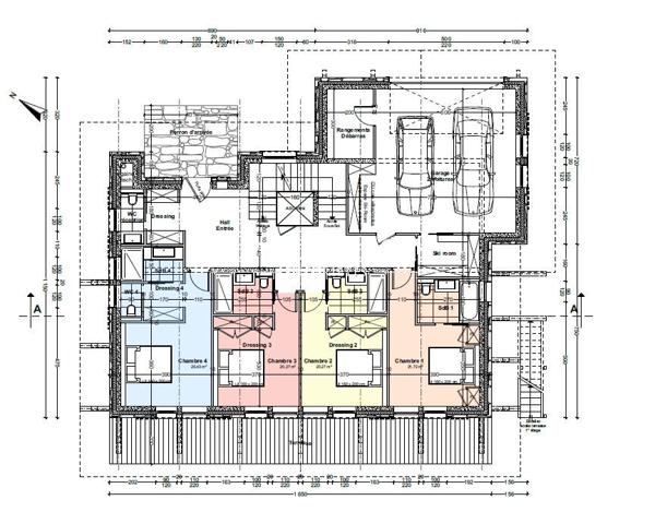 A vendre  - Terrain constructible avec Pc obtenu / Megève Rochebrune