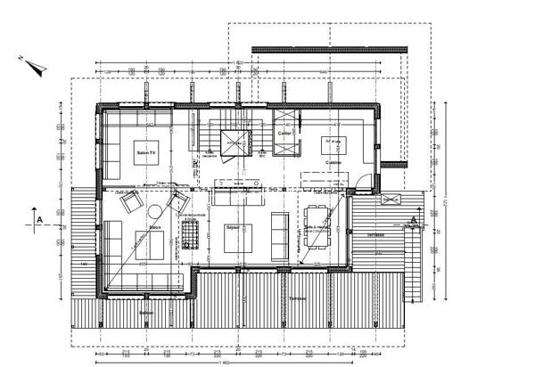 A vendre  - Terrain constructible avec Pc obtenu / Megève Rochebrune