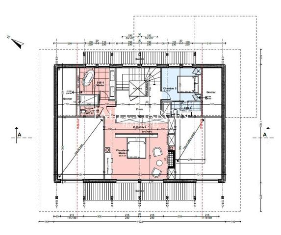 A vendre  - Terrain constructible avec Pc obtenu / Megève Rochebrune