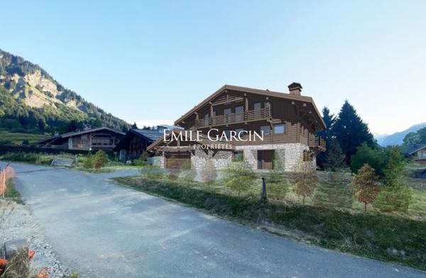 A vendre  - Terrain constructible avec Pc obtenu / Megève Rochebrune