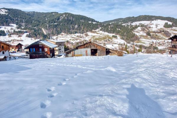A vendre  - Terrain constructible avec Pc obtenu / Megève Rochebrune