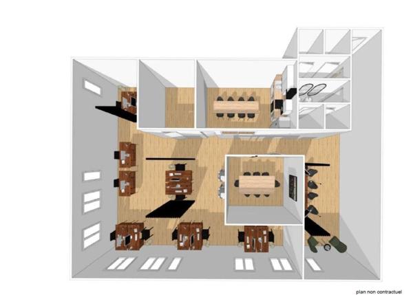 Bureau, plateau 184m² à ACHERS