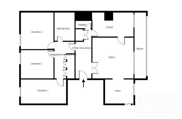 SAINT-HERBLAIN, PARC DU BOIS JO | APPARTEMENT 5P (89m²| 3ch)