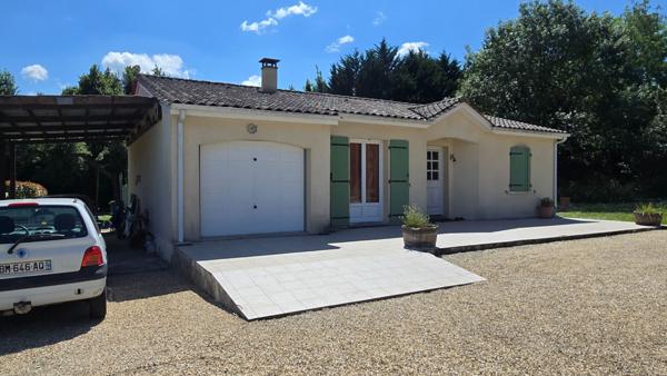 Ordonnac (33340) Vente à terme occupée – Maison récente – Médoc