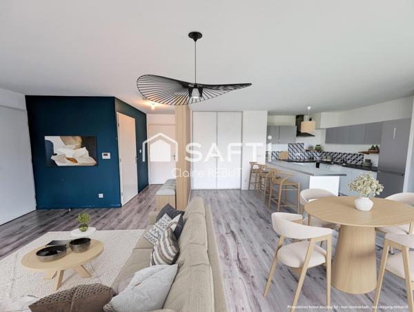 F4 80M² Bondy centre ville 8 mn à pied du T4