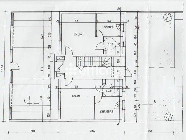 Immeuble 10 pièces - 200 m² Exclusivité efficity