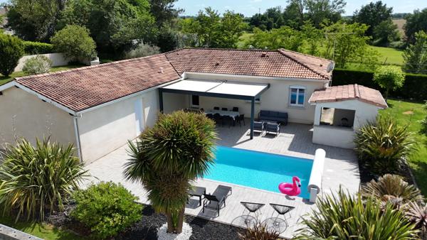Maison contemporaine avec piscine, dépendances et grand jardin – Marcellus Détails des diagnostics énergétiques
