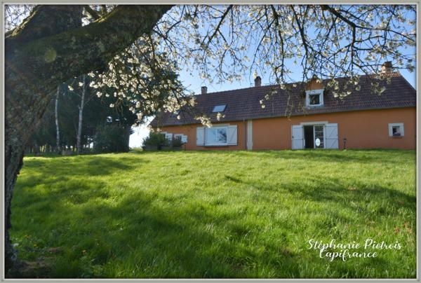 Charmante longère rénovée avec goût – En pleine campagne sur 4 hectares