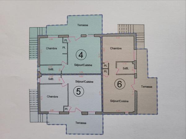 Marseillan (34340) T2 avec terrasse, parking et petit jardin