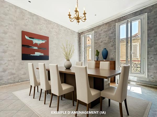 Vente appartement T6  - 99 m² - Rue de la Loubière 13005