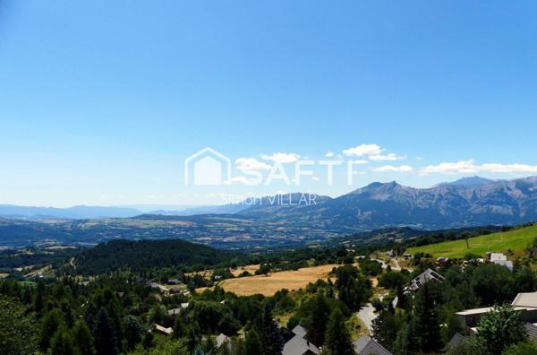 Une vue exceptionnelle tout prêt des pistes