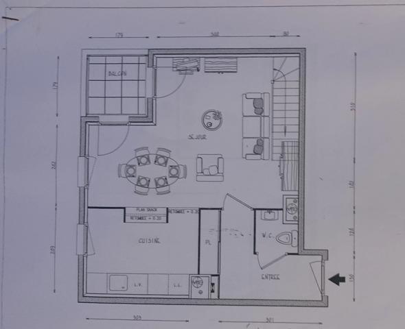 Créteil Pointe du Lac appartement F4 77 m2 en duplex Balcon 3.20 m2