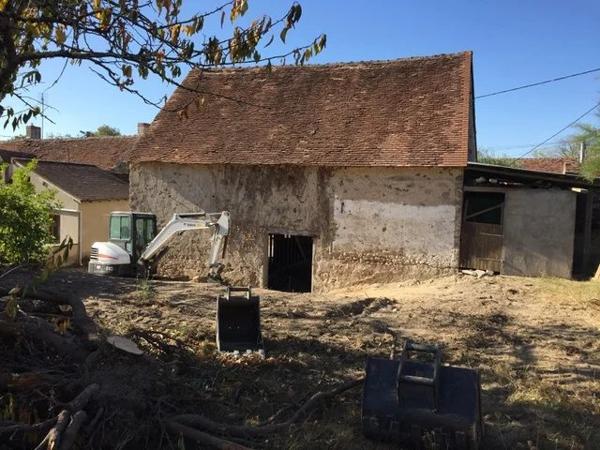 Barn to renovate with attached garden