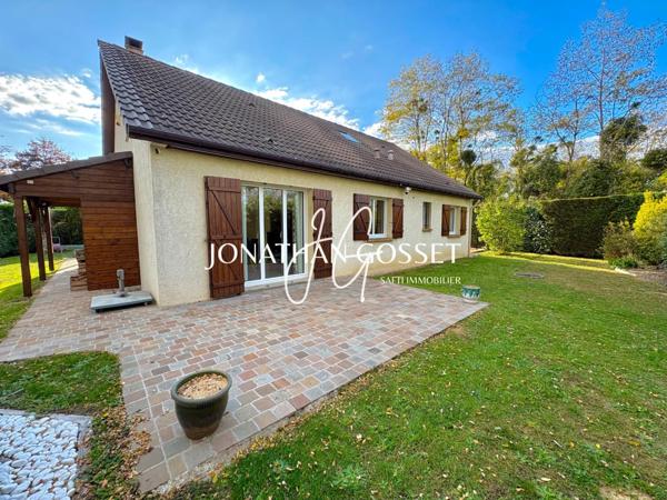 Verneuil-Sur-Seine: Maison 7pcs-5ch- 152m2 avec sous sol total et magnifique jardin